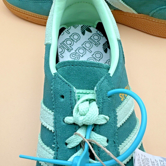 Adidas Unisex Handball Spezial Collegiate Green Spark Sz Men 8 Women 9.5 - Picture 5 of 9